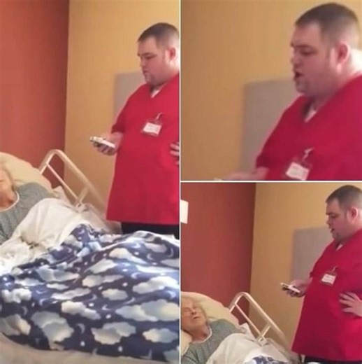 Male nurse doesn't know he's on camera as he grants patient's final wish 😮 | Daily Stories