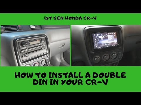 1st Generation Honda CR-V Double DIN Stereo Installation How To!