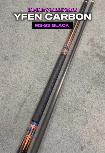 Yfen M3-S3 Black Pool Cue for Billiards