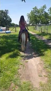 Riding new pony