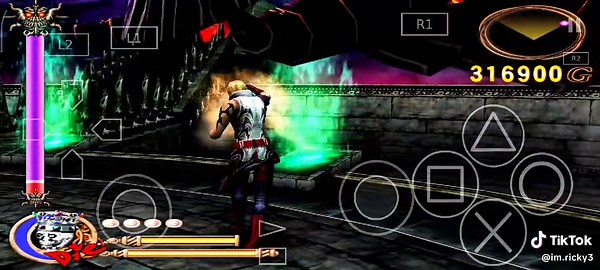 Azel vs Anggra: Combo Techniques in God Hand