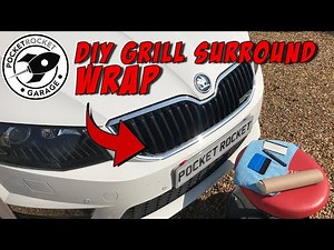 CAR GRILL WRAP 3M VINYL / CHROME DELETE