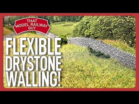 Flexible Drystone Walling! - Scenic Detail For 00 Gauge Model Railways