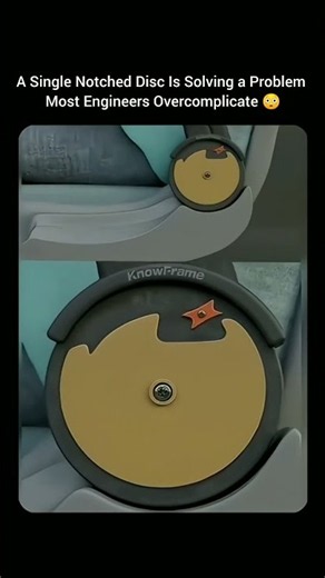 This Rotating Disc Is the Only Thing Locking Your Armrest in Place 😳