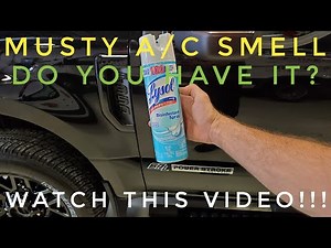 Musty A/C smell in your Ford Truck ***EASY FIX MUST SEE***