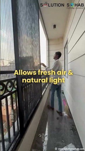 Pleated Mesh for Windows & Balcony | Mosquito Protection | Solution Sahab