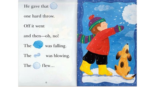 A big snowball英文绘本，英语启蒙，教育成长