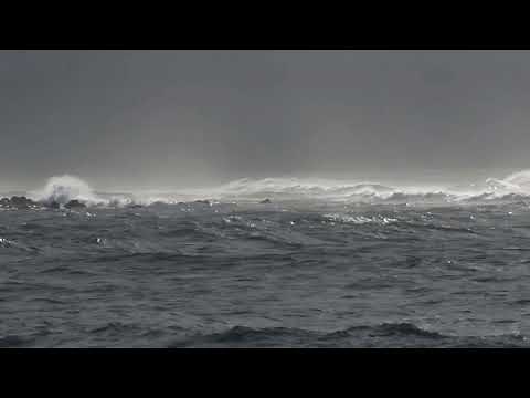 Violente tempête en mer - bruit du vent - vague violente - dormir avec le bruit de la tempête