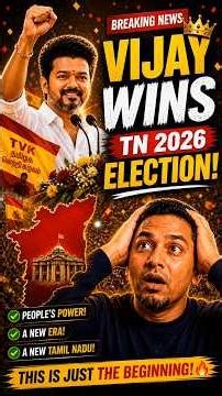 Thalapathy Vijay Wins Big! Historic Election Victory Explained | Ask Raghulan #trending #reels #new