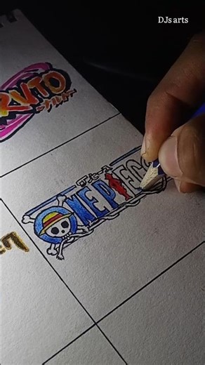 one piece logo drawing 🌊 #onepiece #luffy #trending #anime