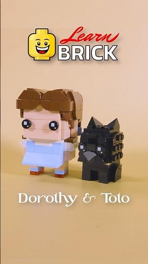 I'm Building DOROTHY and Toto from the Wizard of Oz with LEGO bricks!