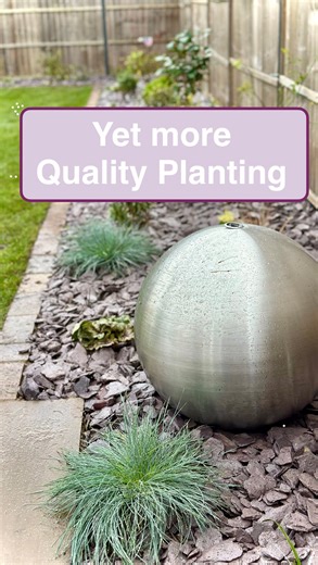 Quality planting design and installation. Complete with soil improvement, weed membrane and slate top dressing. Plants selected to match the slate with all year round colour, form and plenty of bulbs for extra flower power. Great looking and low maintenance borders! #Landscapedesign #Landscapedesigncompany #Gardendesignservices #landscapinganddesign #Plantingplanning #planting | PE4 Garden Design and Landscaping | Facebook