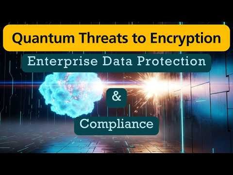 Quantum Threat to Encryption. Enterprise Data Protection & Compliance #pqc #quantum