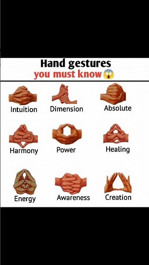 Hand gestures you must know