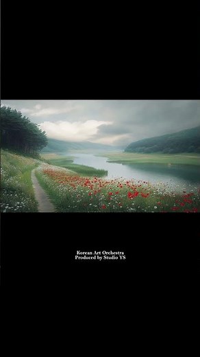연주음악 경음악 - 바람 부는 날에, 3곡 9분 연속 듣기 모음 메들리 3 songs medley, 4K 화질의 수채화, Korean Art Orchestra 한국 예술 오케스트라