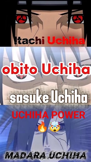 The Power of Uchiha Clan 💀 | Itachi, Sasuke, Madara, Obito Edit🔥 #Naruto