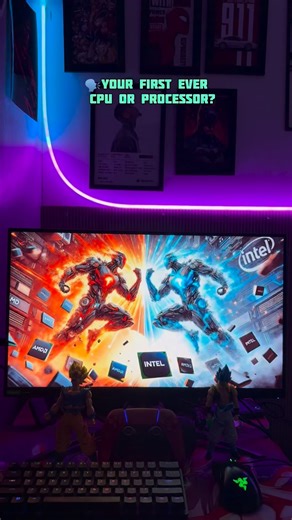 Bvrbreezy on Instagram: "Your first ever CPU was Intel or Amd? #gamingsetup #cpu #intel #amd #relatable"