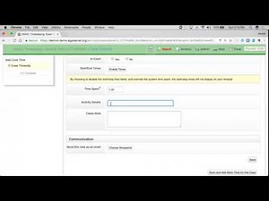 Adding & Editing Time from a Case