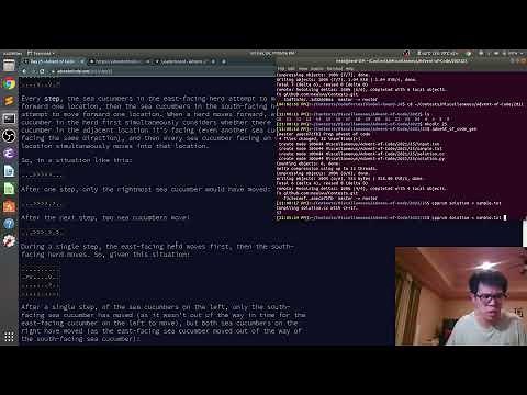 Finishing up Advent of Code 2021: Day 25
