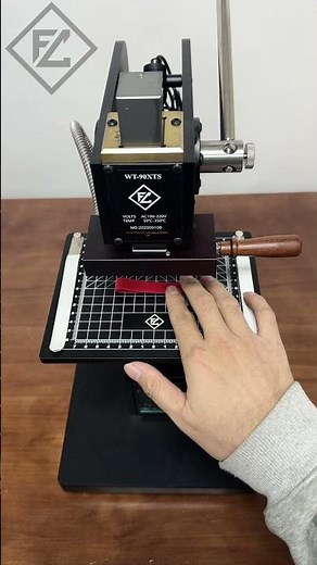Perfect Logo Stamping on Leather with Hot Foil Stamping Machine ✨