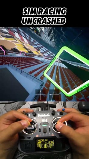 Uncrashed sim racing – stadium FMX stands, this controller feels insane