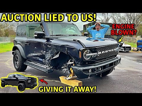 Rebuilding A Wrecked 2021 Ford Bronco!!! Also Giving Away One Of Our Builds!?