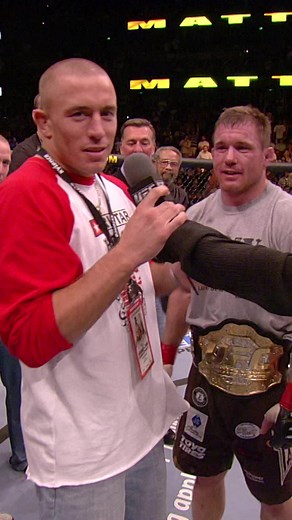 #OnThisDay in 2006, Georges St-Pierre delivered his iconic call out of Matt Hughes 🎤 | UFC