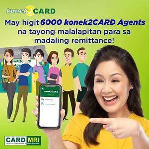 Kailangan mo bang magremit ng pera? Hindi mo na kailangang lumayo pa! Meron tayong more than 6000 konek2CARD agents na pwedeng lapitan at sila ang pwedeng gumabay kung paano natin magagamit ang konek2CARD app para sa remittance at iba pang transactions. Paano gamitin ang Remittance feature ng konek2CARD? Mag log-in lamang pos a konek2CARD app at sundin po ang mga simpleng steps na ito: 1. I-click ang Remittance 2. I-click ang Send Remittance. 3. I-click ang “Select Account Number” upang makapili