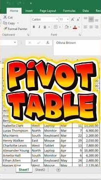 Pivot Table in Excel – Turn Data into Reports Instantly #excel #pivottable #pivotchart