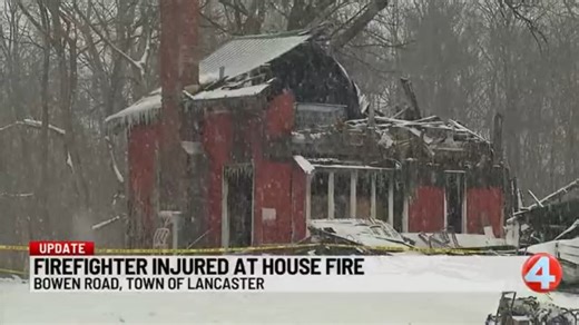 Firefighter hospitalized after Lancaster fire
