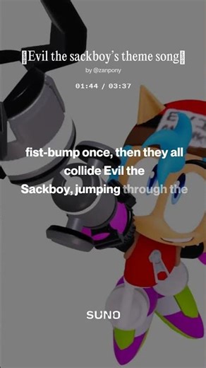 Evil the sackboy’s first theme song!