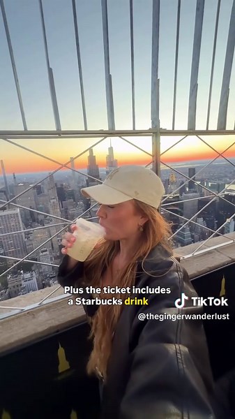POV: you discover how to enjoy NYC’s most iconic building nearly all to yourself 🤯🗽🌅 I did the limited Starbucks Reserve® Sunrise Experience at the @Empire State Building , with early access to the observation decks breakfast! Check availability and book the same experience through my link ✨ as #EmpireStateBuilding95 #empirestatebuilding #newyorkcity #bucketlisttravel #travelvlogger