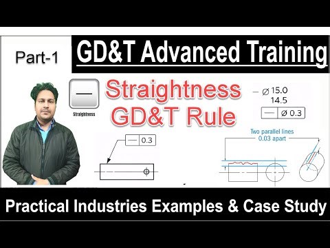 Straightness Tolerance Explained | GD&T | Simple Explanation