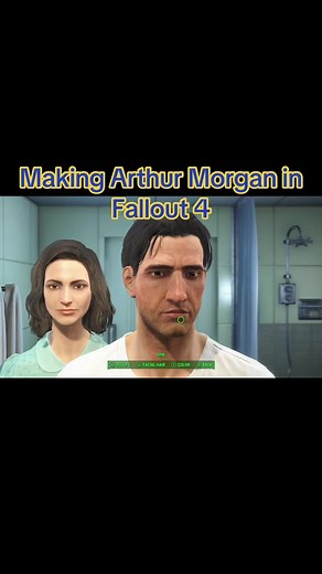 Arthur Morgan in Fallout 4: Character Creation