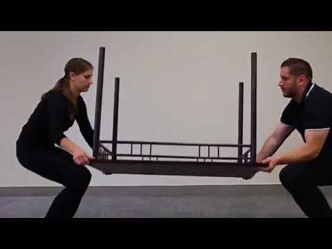 Mainstays 5PC Wood and Metal Dining Set Assembly Video