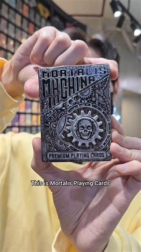 69K views · 1.3K reactions | playing cards na may kakaibang mechanism sa box! this is called mortalis machina playing cards, buksan natin! #runitdecks | RunIt Decks | Facebook