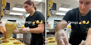 McDonald's worker shows you what it's actually like to work in one of their kitchens