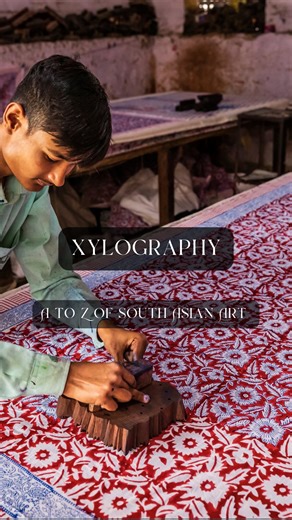 Krishna Shukla • Art Educator on Instagram: "🪵✨A to Z of South Asian Art and Artists. X is for Xylography ✨🪵 Xylography, the ancient craft of woodblock printing, has deep roots in India’s artistic heritage. This technique involves carving intricate designs into wooden blocks, applying ink, and pressing them onto paper or fabric to create stunning prints. In India, xylography has been integral to various traditional art forms: 👕 Textile Printing: Regions like Rajasthan and Gujarat have utilize