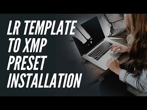 lrtemplate to xmp preset installation tutorial: new lightroom update LR CC Classic