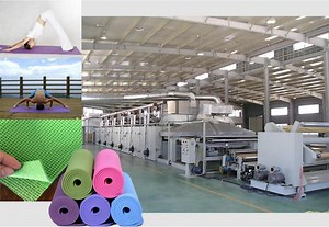 [Hot Item] Yoga PVC TPE Mat Mattress Making Foaming Machine Line