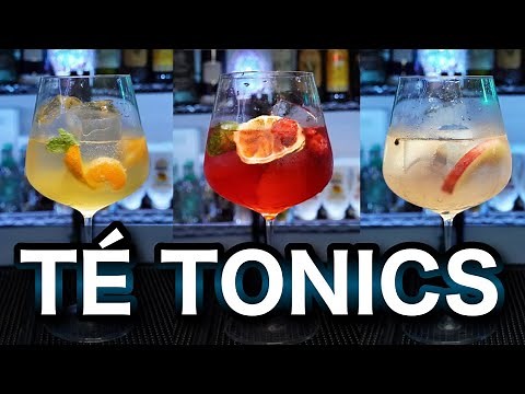 🍹 HOW to make cocktails with Tea 🍵 The BEST Gin Tonics!