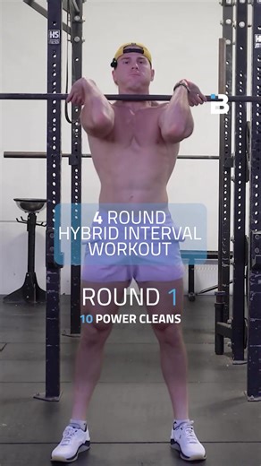 🔥 4 rounds. 🏋️ One barbell. 💪 One kettlebell. 🔩 One plate. A fast hybrid workout that hits strength and conditioning at the same time. 4 Rounds 10 Power Cleans 10 Thrusters 10 Burpees 10 Plate Front Raises ⏱ Rest 1 minute between rounds. Kit needed • Loaded barbell • Kettlebell • Bumper plate Four movements, full-body effort, and just enough rest to reset before the next round. A solid session for athletes building strength and engine for HYROX, CrossFit, and other hybrid competitions. Filme