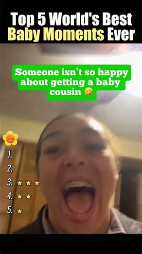 Today's Top 5 Cutest Baby Reactions