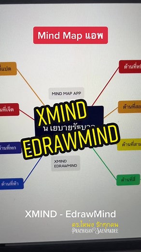 แนะนำแอพทำ Mind Map Xmind และ EdrawMind