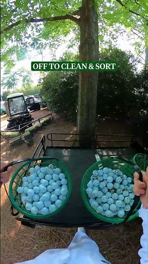 An inside look of the Masters Tournament practice area. #themasters