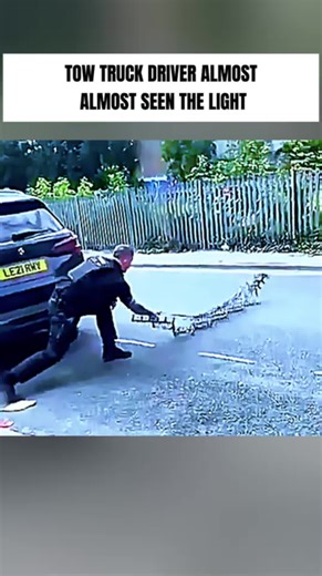 TOW TRUCK DRIVER ALMOST ALMOST SEEN THE LIGHT #Usa #cops #unitedstates #police #fbi