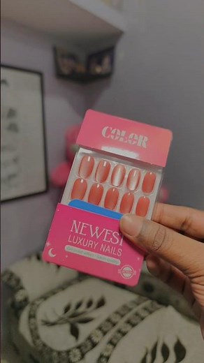 Press On Nails at Home 💅✨ Easy & Cute Nail Transformation | tutorial #pressonnails #nails