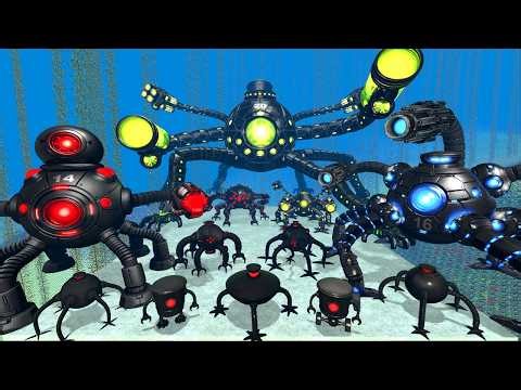 I Found Evolution of ALL Omnidroid Robots Army Underwater | Garry’s Mod Test
