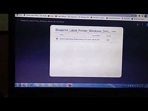 Cara install printer Blue prin BP TD110BT