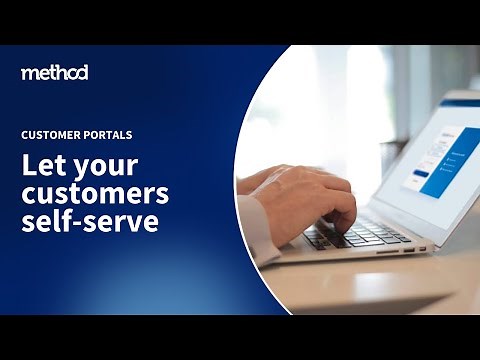 Empower your customers with Method CRM's online customer portals